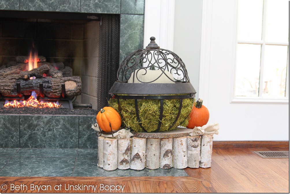 Fall and Thanksgiving Mantel decorating ideas-5