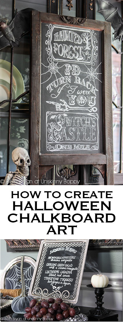 Top 5 Easy DIY Halloween Party Decors Using Chalk Markers  Halloween  chalkboard art, Chalkboard art diy, Halloween chalkboard