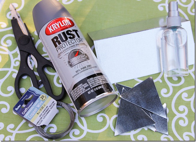 Faux DIY Galvanized bunting tutorial  (1 of 16)