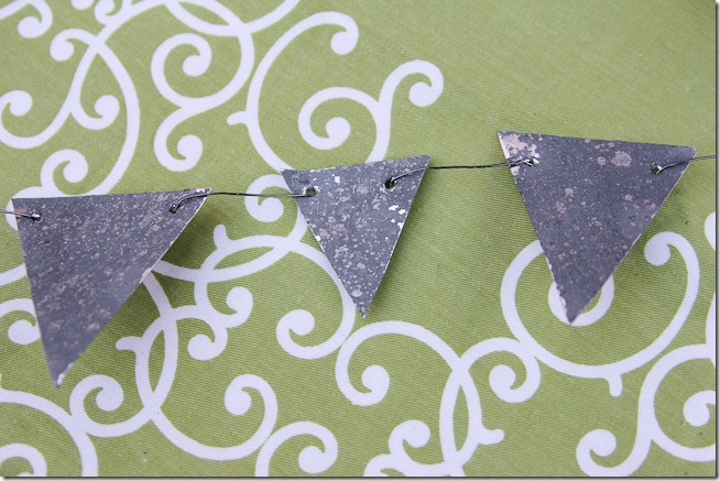 Faux DIY Galvanized bunting tutorial  (10 of 16)