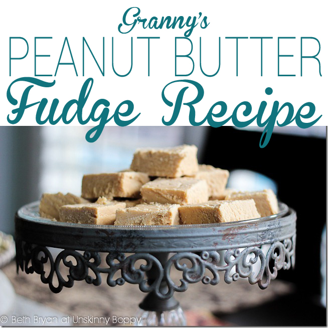 Granny's Peanut butter fudge recipe