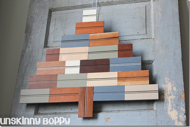 Scrap wood Christmas tree