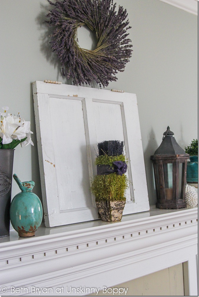 Spring Mantel Decor-3