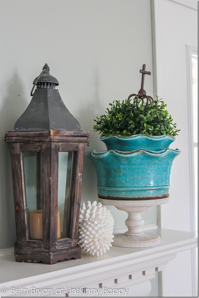 Spring Mantel Decor-4