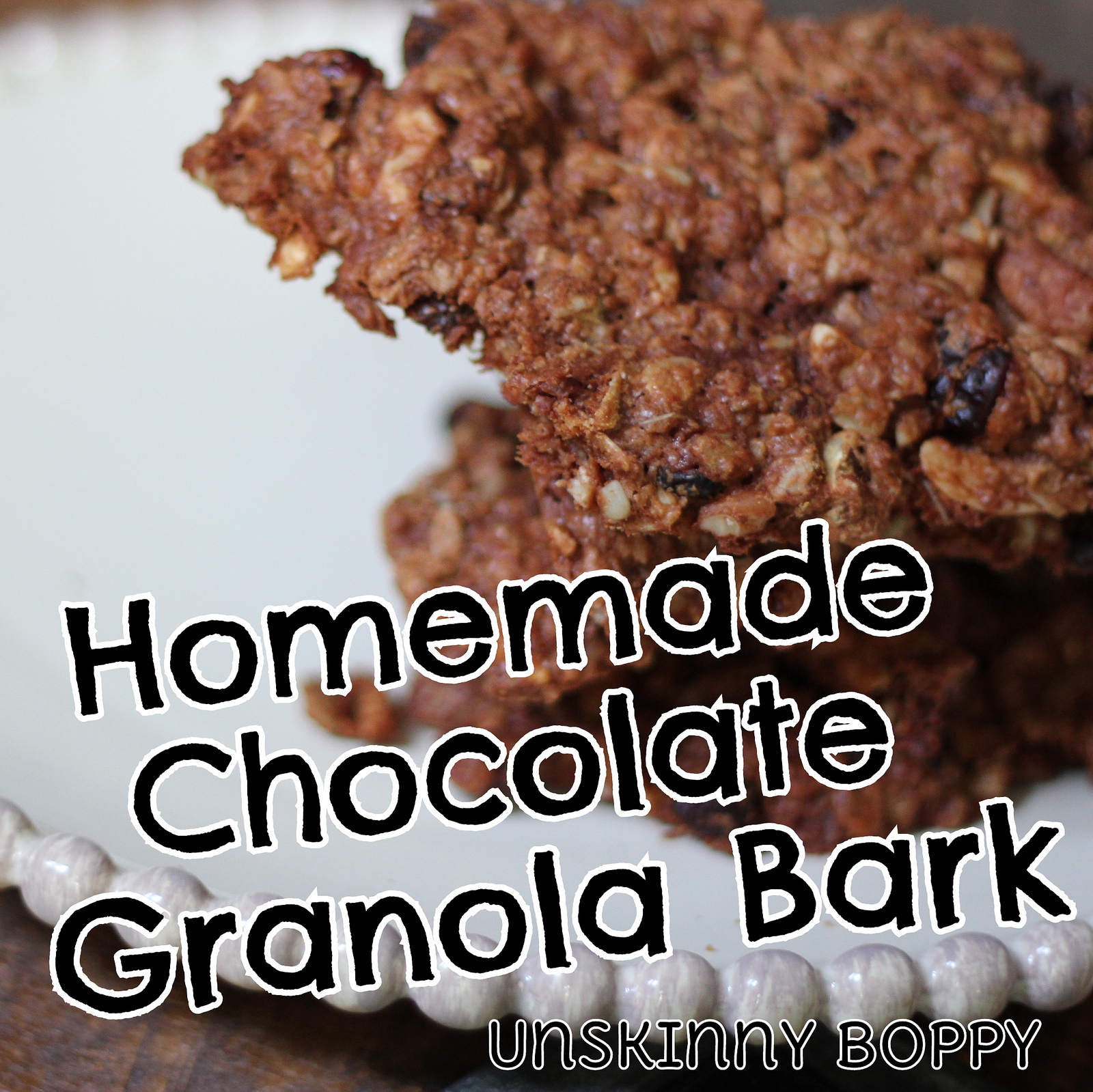 homemade granola bark