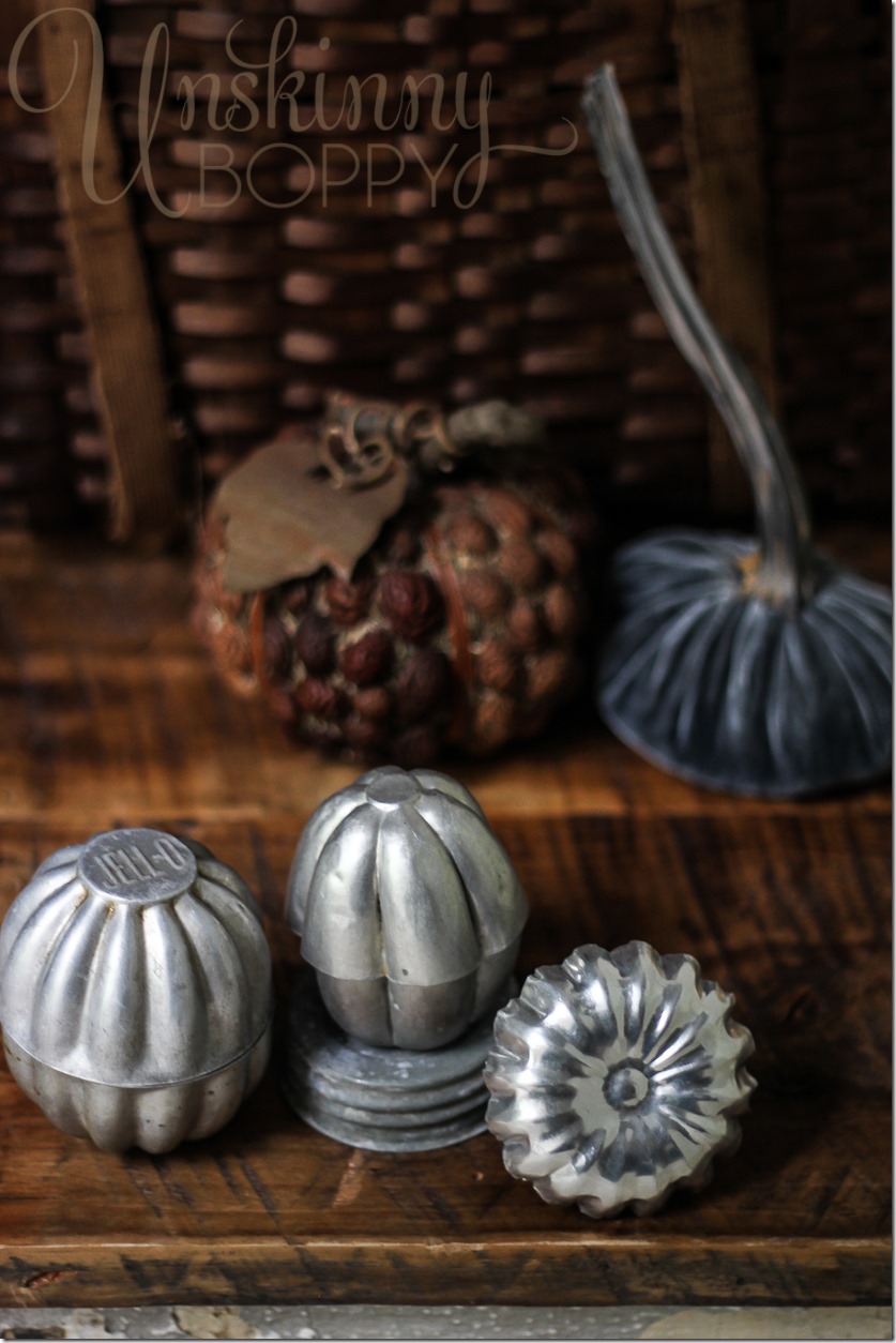 Beautiful Patina Pumpkins from Old Vintage Jell-O Molds for Fall - White  Lilac Farmhouse