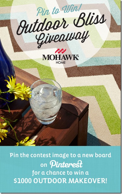 #OutdoorBliss #Mohawk I love this indoor/outdoor rug!