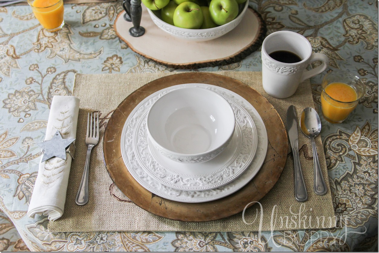 Pfaltzgraff Country Cupboard place settings GIVEAWAY.  Click to enter!