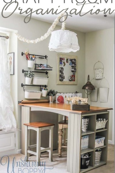 CRAFT ROOM ORGANIZATION IDEAS