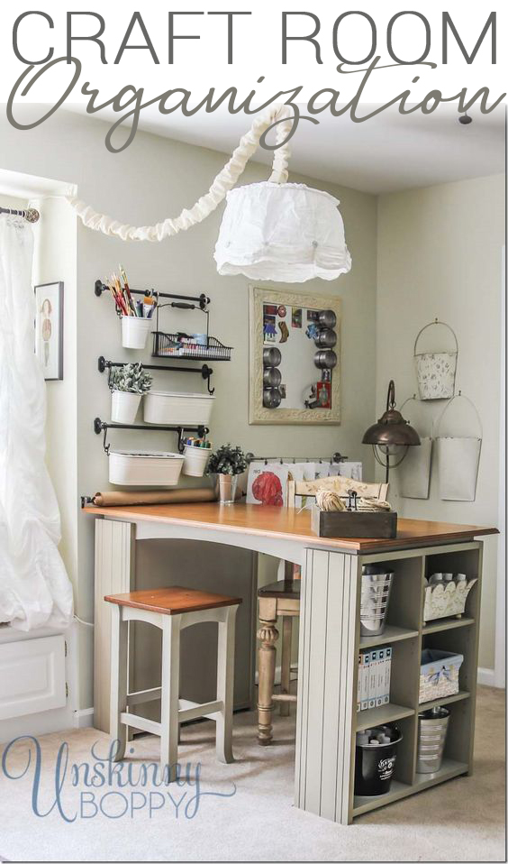 CRAFT ROOM ORGANIZATION IDEAS