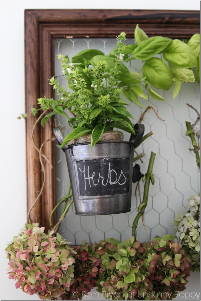 DIY Flower Drying Rack for herb drying-7 - Salvaged Living