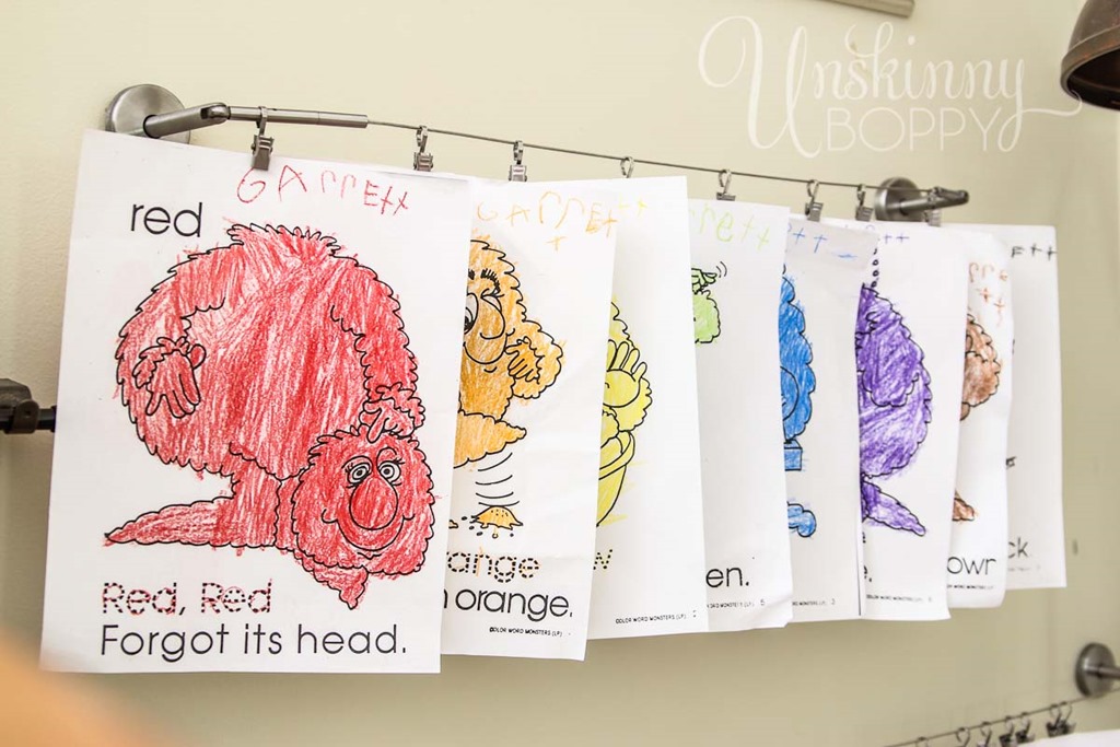 kids art display idea ikea