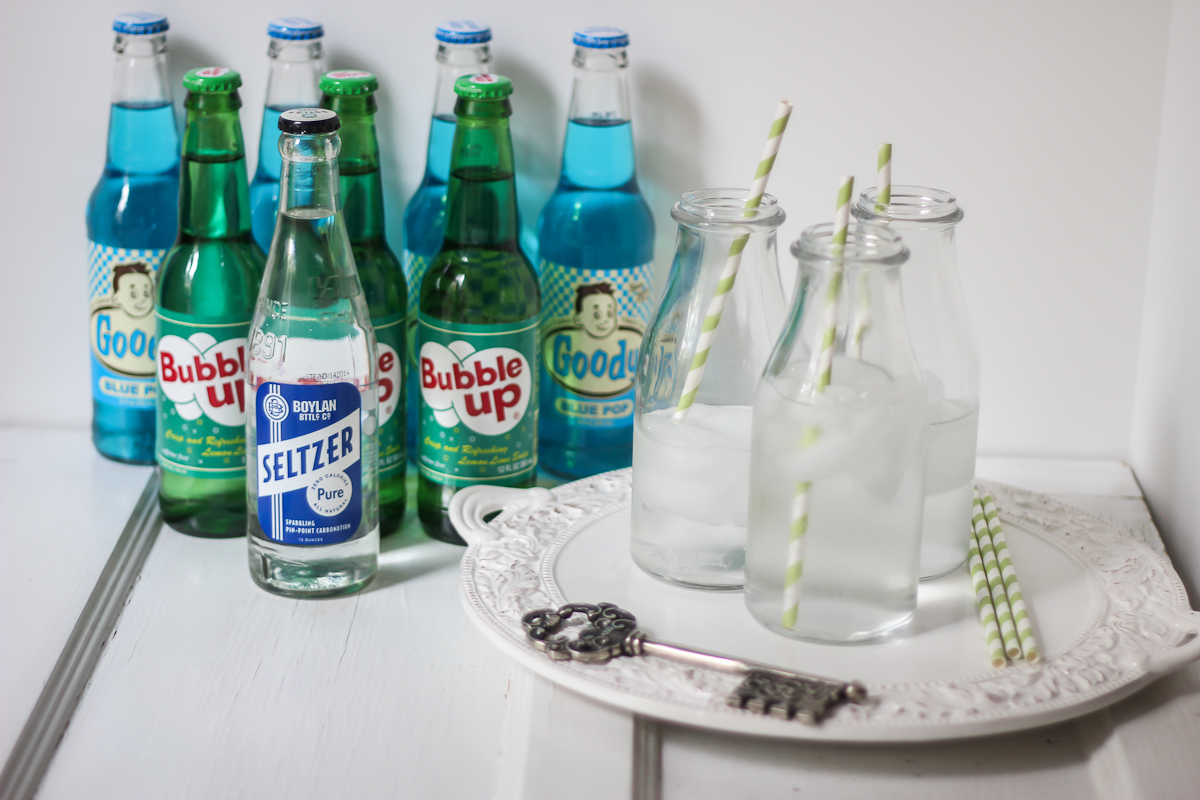 Vintage soda display