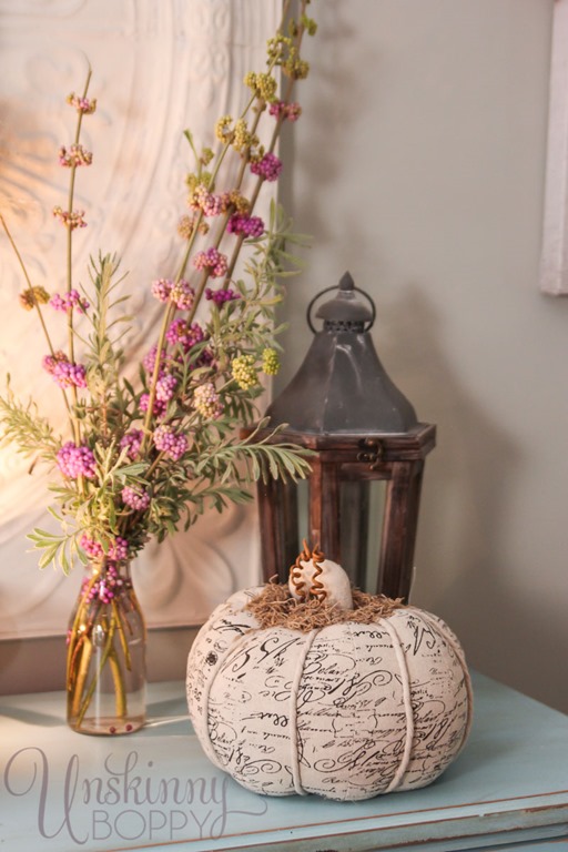 Beautyberry floral arrangement in the fall