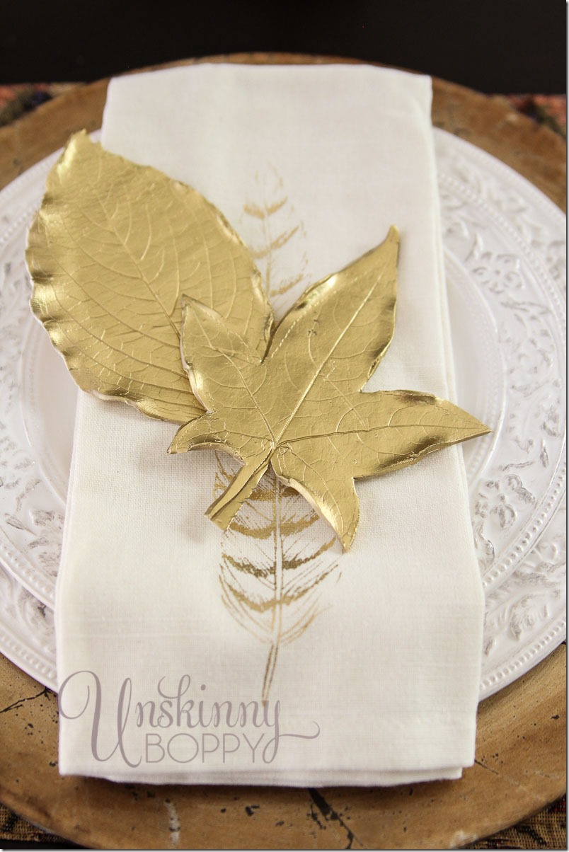 gold-leaf-placesettings