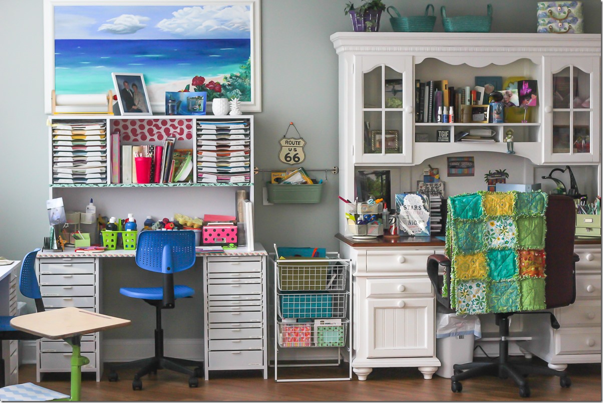 Awesome Scrapbooking and Craft Room-4