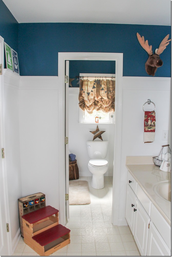 Rustic Boys Bathroom Makeover-14