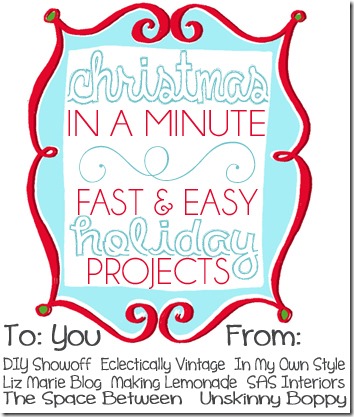 CHRISTMAS IN A MINUTE 8 Bloggers