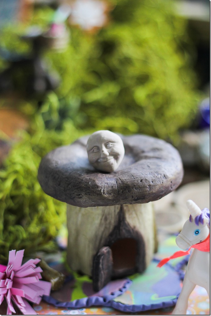 Cute little village details in my DIY Fairy Garden