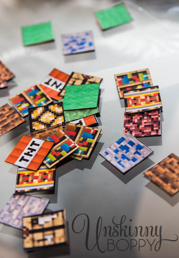 Printable paper crafts for Minecraft