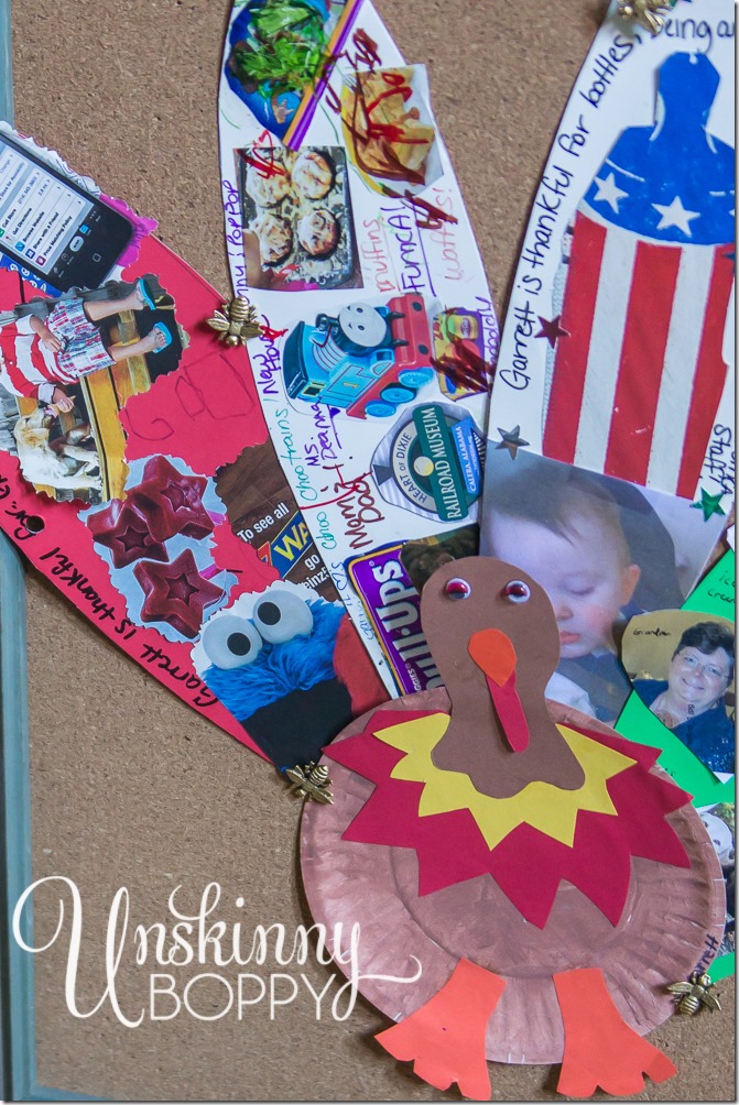 Thanksgiving Kids Table Idea- Start a Family Tradition with DIY feathers