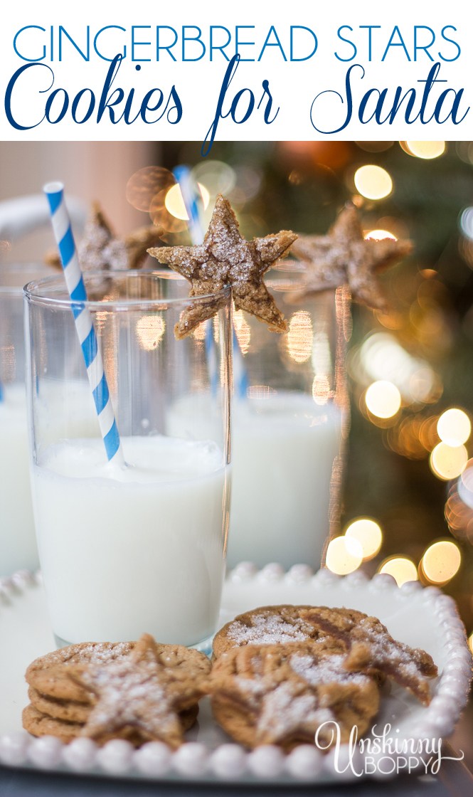 Gingerbread stars (cookies for Santa)