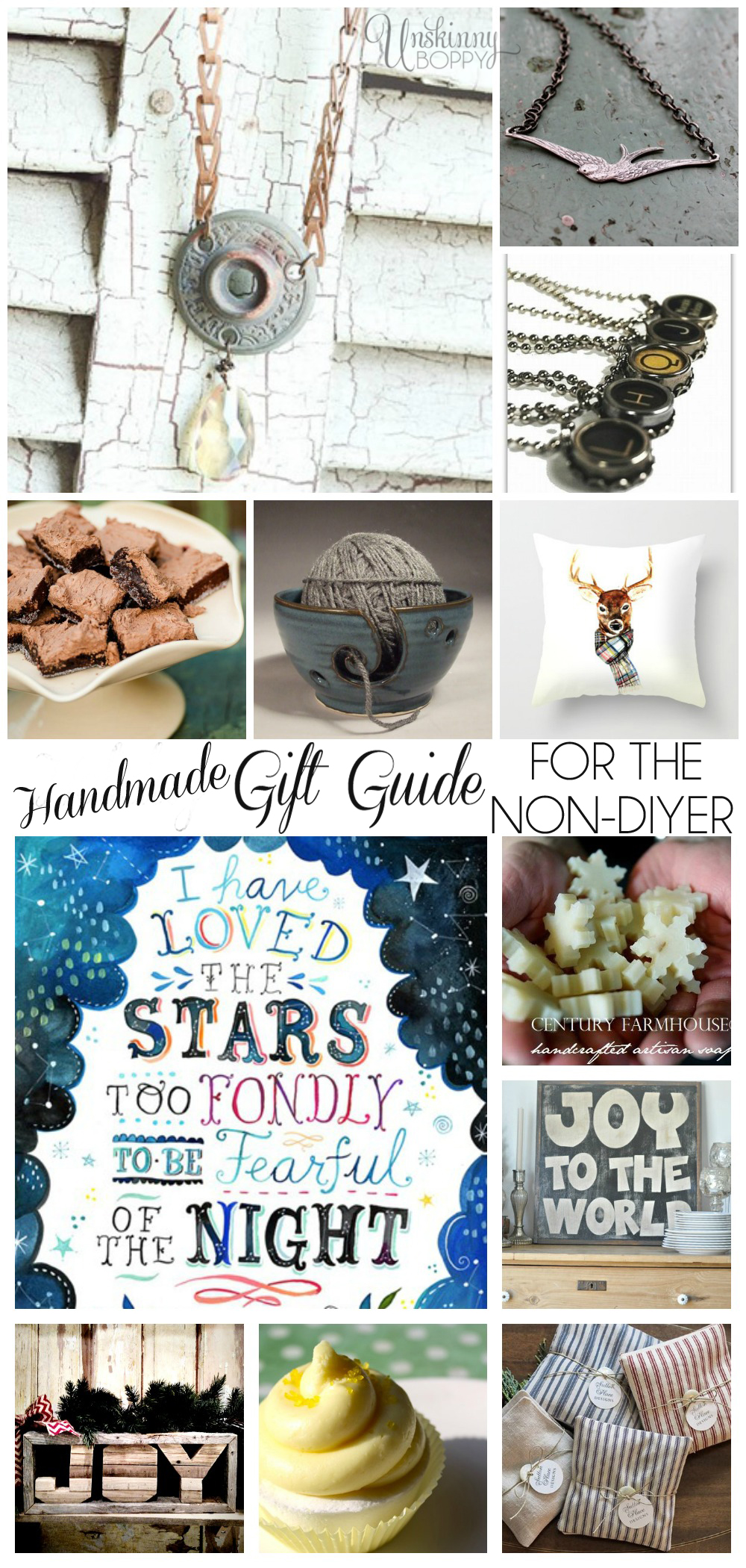 Handmade gift guide for the non-diyer