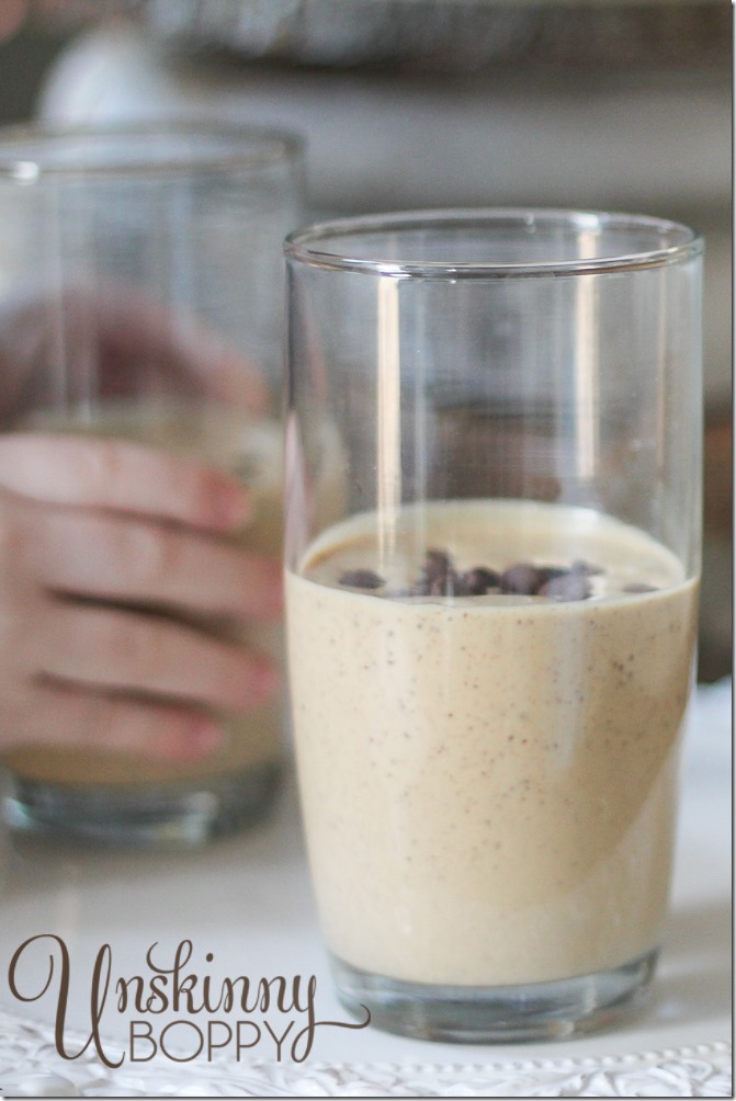 Chocolate Peanut Butter Banana Milkshake Recipe-2