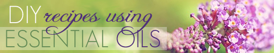 Recipes using essential oils