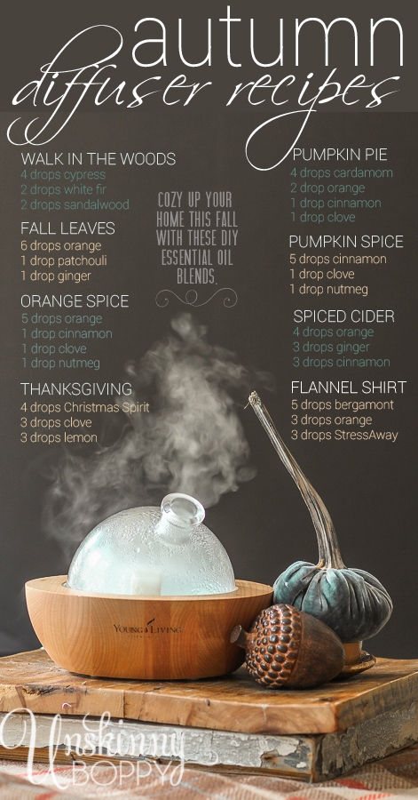 Must Have Essential Oils & Recipes for Autumn