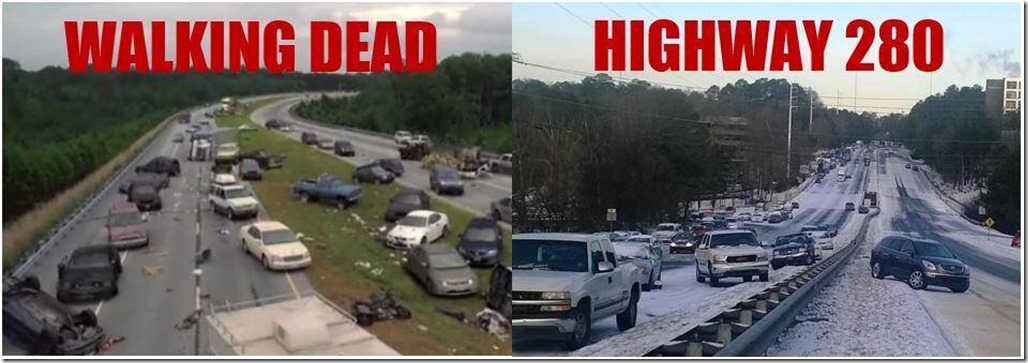 walking dead vs hwy 280