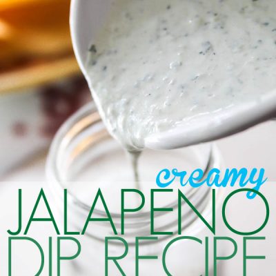 Chuys copycat Creamy Jalapeno Dip recipe
