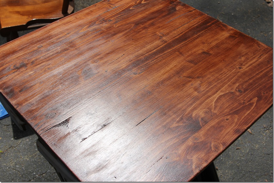 Timesaving Tips for Staining Wood Furniture (9 of 9) - here's a final look at the wood stain! This color is gorgeous and so easily achieved with a few layers of stain color.