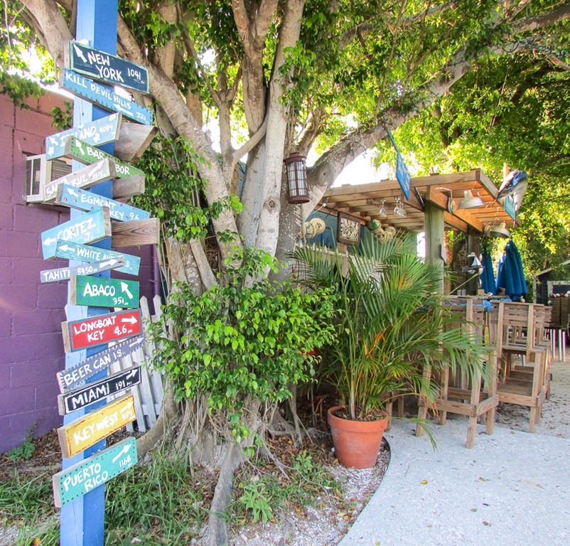 Colorful Island Directional Sign