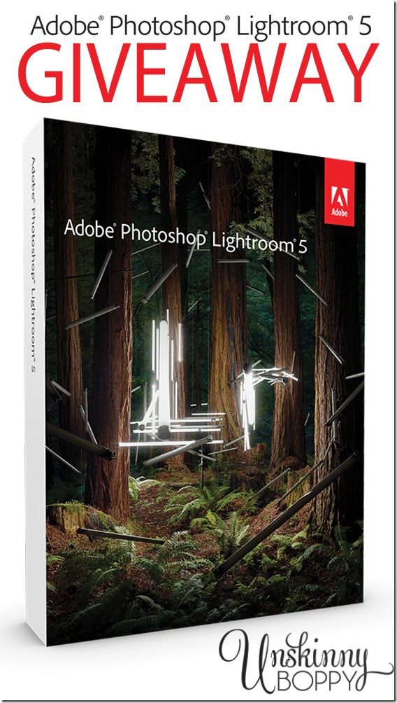 Adobe Lightroom Giveaway