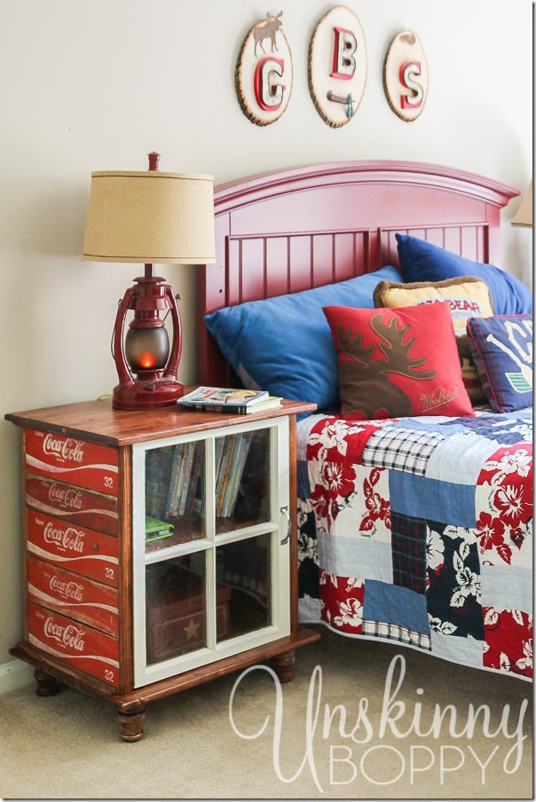 DIY night stands made from old Coca Cola crates-1