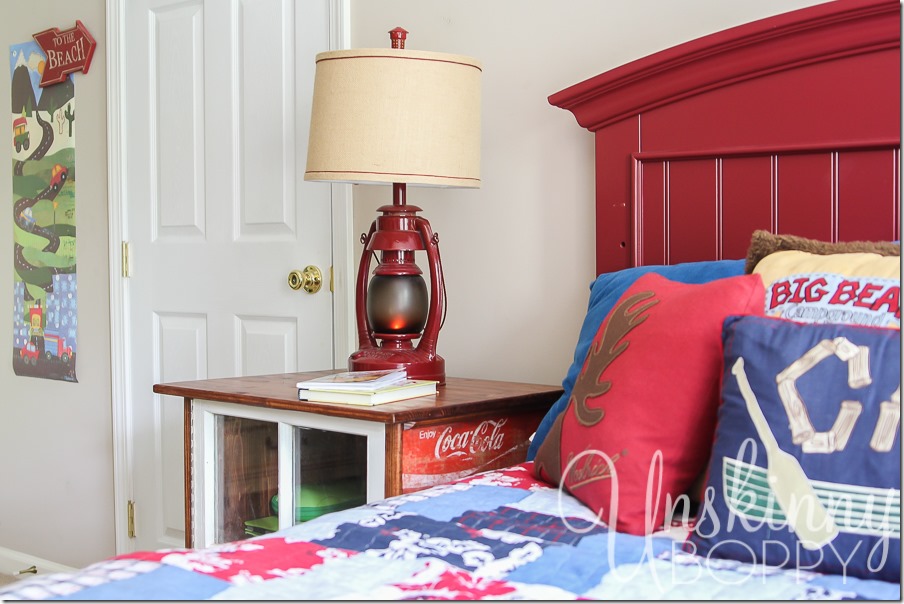 DIY night stands made from old Coca Cola crates-2