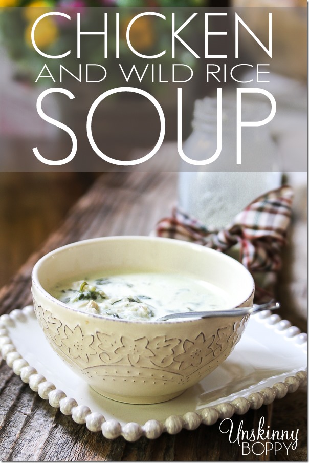 Homemade Chicken and Wild Rice Soup recipe