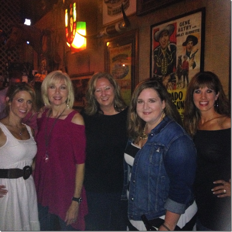 The ladies out for dinner in Nashville