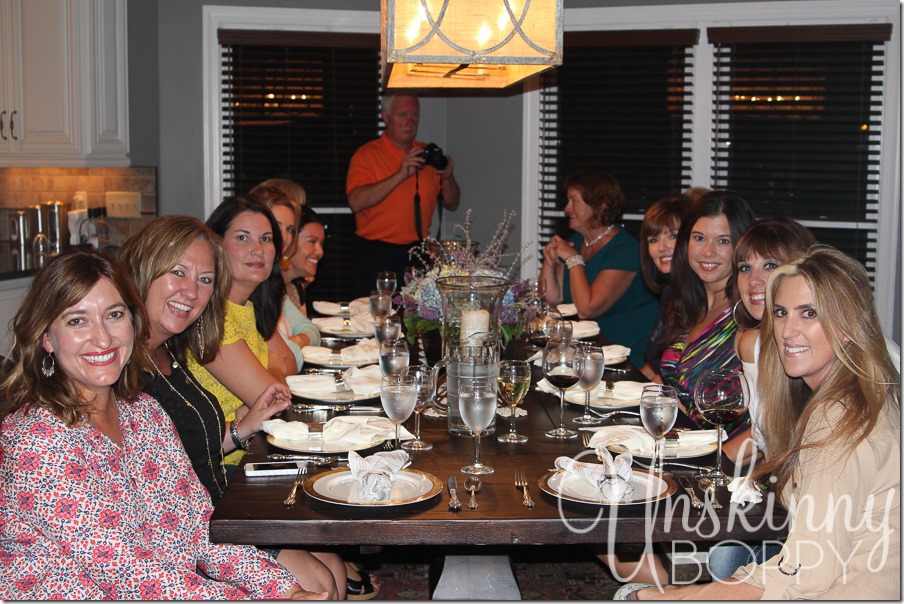 A fabulous ladies' night dinner at the home of Meryll and Dan Elkins in Nashville, TN