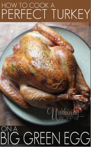 how to cook a turkey on the big green egg