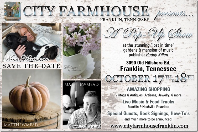 City Farmhouse Pop Up Show