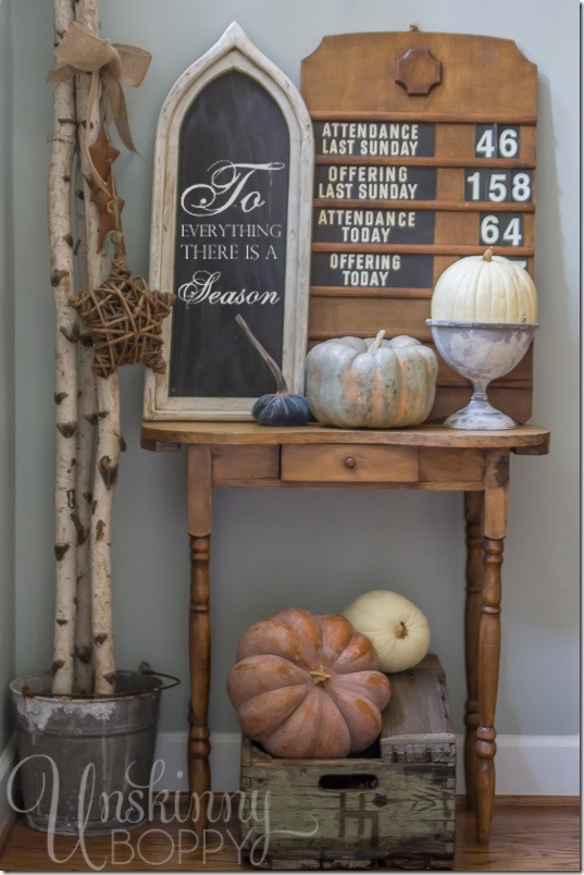 Pretty Fall Decorating Ideas-To everything there is a season