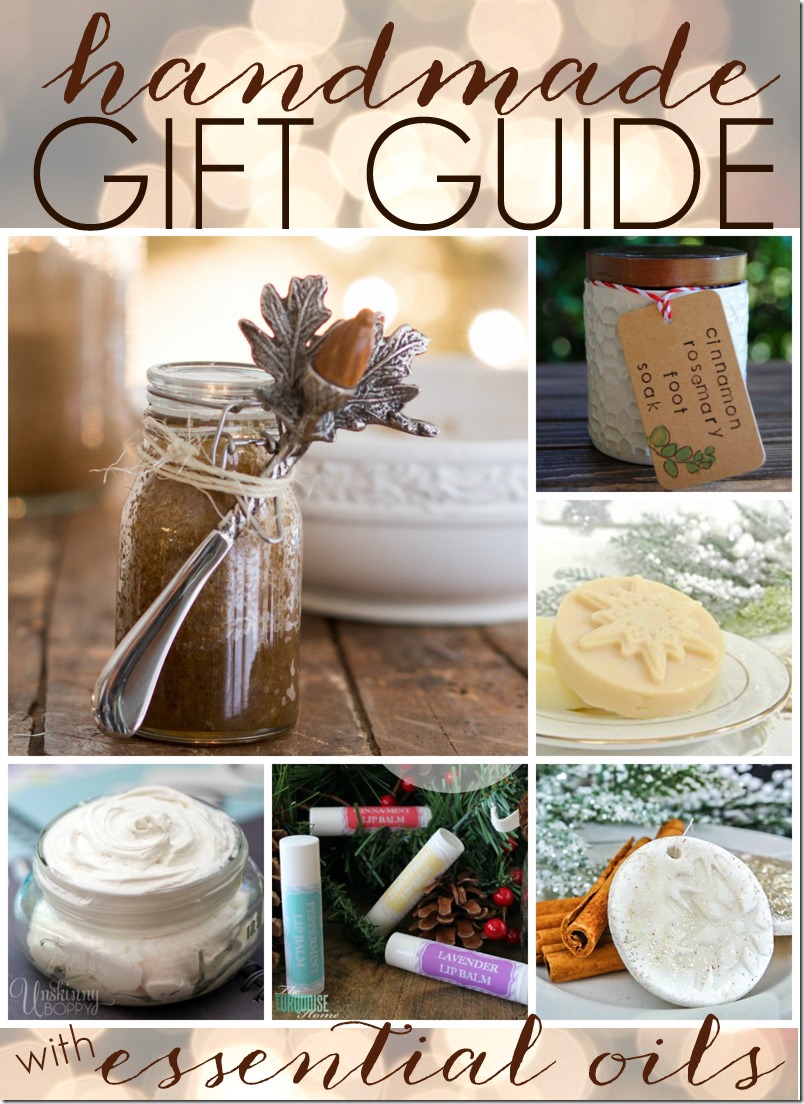 Handmade Gift Guide with essential oils