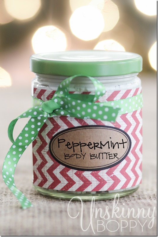 Homemade Peppermint Body Butter Recipe using essential oils-10