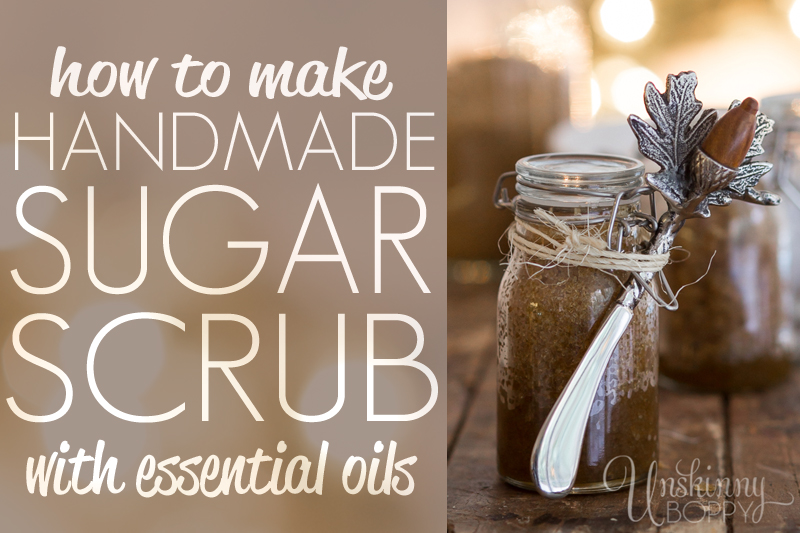 How to make Handmade Sugar Scrub with Essential oils