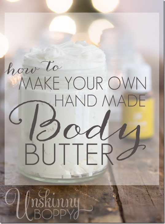How to make your own handmade body butter