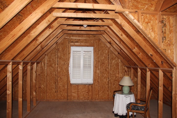 Craft room tour in a small attic space with creative storage solutions