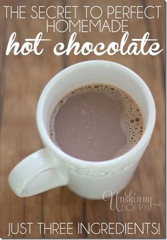 perfect homemade hot chocolate recipe