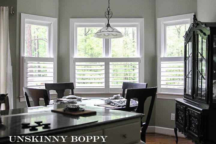 Plantation shutters in bay window-3